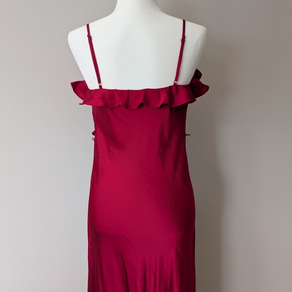 Red Rouge Ruffle Dress - Picture 3 of 5